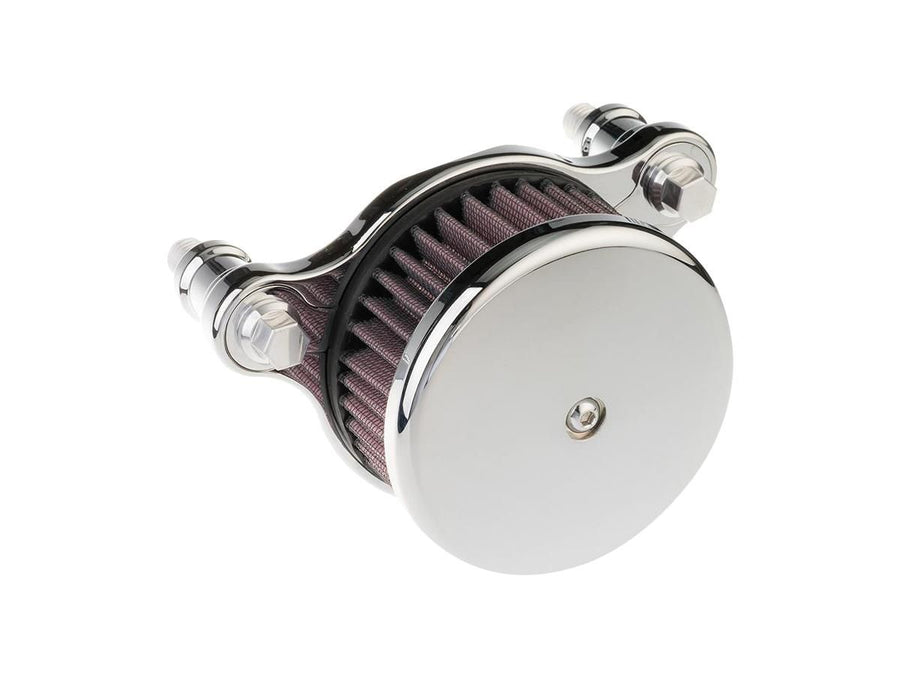 Harley Davidson Dyna [1999-2017]-high-performance air filter chrome