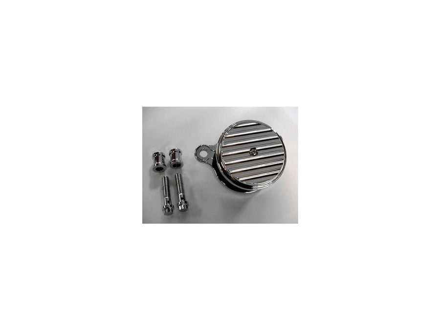 Harley Davidson Dyna [1999-2017] – Hochleistungs-Luftfilter Chrom, Gerippt