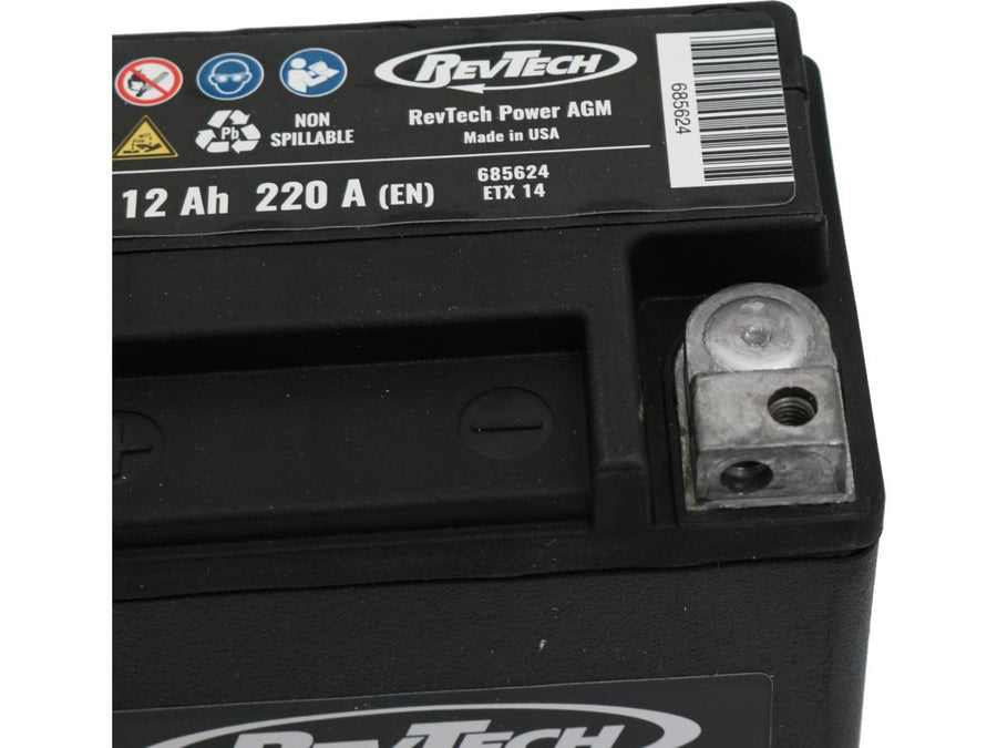 Harley Davidson V-Rod [2002-2006] – ETX14 Power Batterie AGM, 220 A, 12,0 Ah