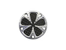 Harley Davidson FL Shovel [1970-1984] -Mesh Point Cover Chrome-3