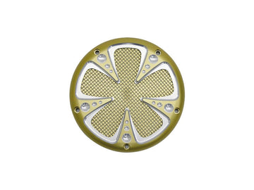 Harley Davidson FL Shovel [1970-1984] -Mesh Derby Cover Gold - 0