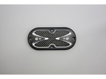 Harley Davidson Dyna [1991-2005] – Mesh Inspektionsabdeckung Chrom