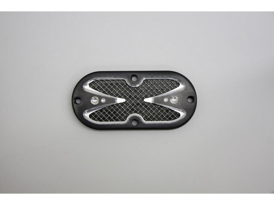 Harley Davidson Dyna [1991-2005] – Mesh Inspektionsabdeckung Chrom