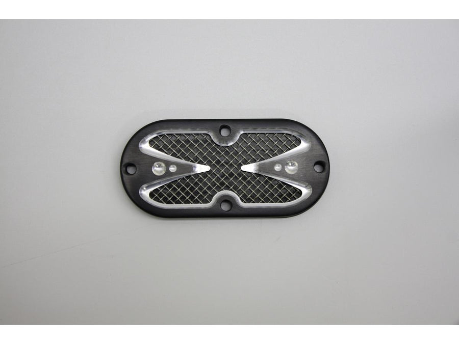 Harley Davidson Dyna [1991-2005] – Mesh Inspektionsabdeckung Chrom