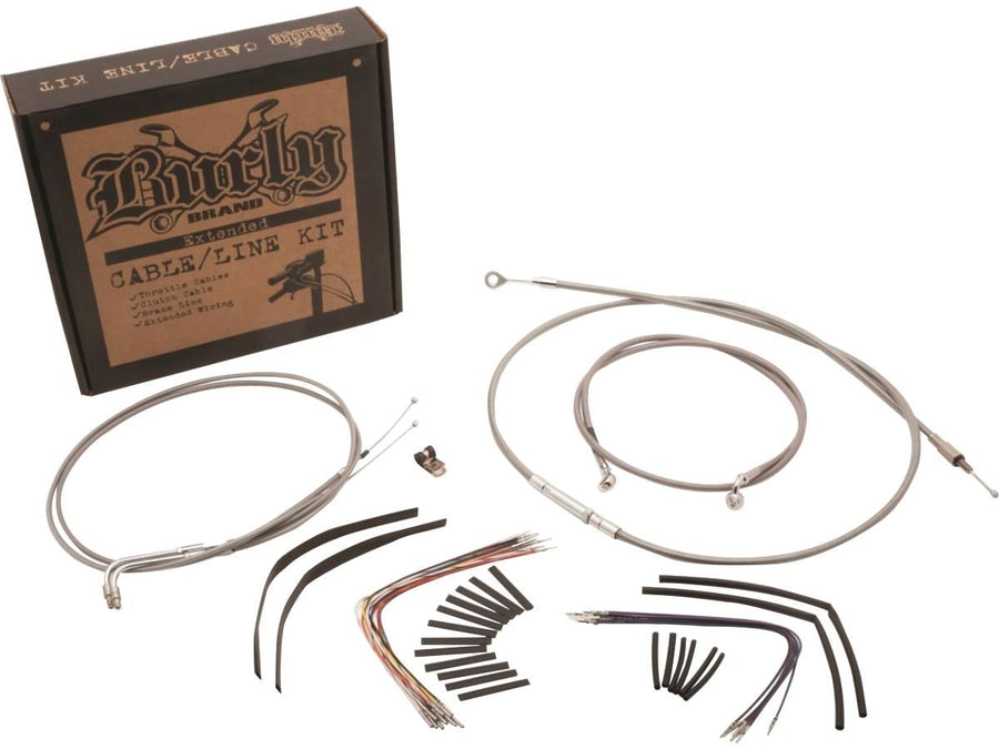Harley Davidson FXST [2000-2003] -14 "set di cavi bar gorilla in acciaio inossidabile
