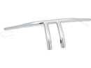 Harley Davidson Sportster [1986-2020]-8 T-bar handlebar not noticeable 4-hole chrome 1-1