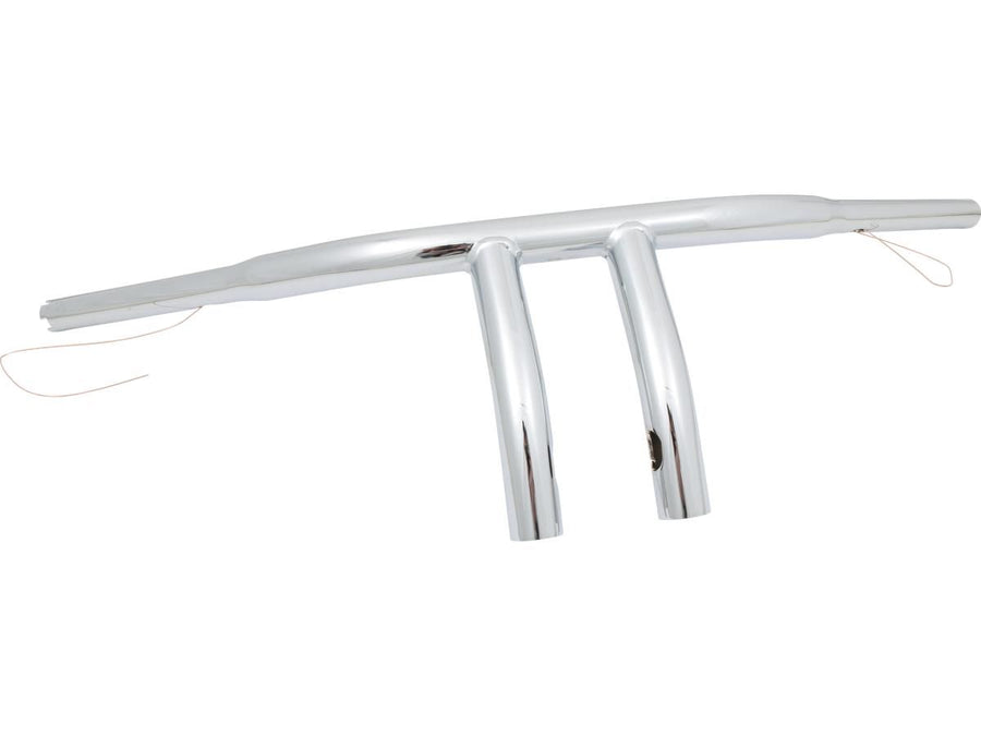 Harley Davidson Sportster [1986-2020]-8 T-bar handlebar not noticeable 4-hole chrome 1