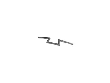 Harley Davidson-1 1/4 "Z-bar con diametro del morsetto da 1", generoso manubrio, 3 buche