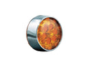Harley Davidson Flhtcu [2012-2013] -Les blinker de style Flat Insérer Chrome Amber-2