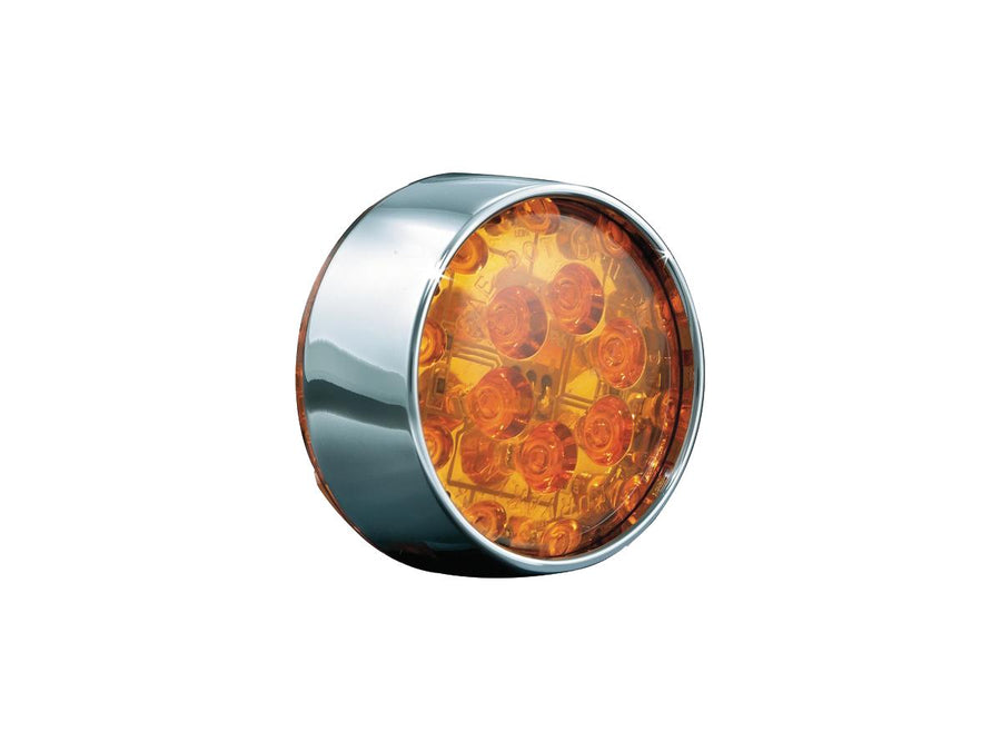 Harley Davidson Flhtcu [2012-2013] -Les blinker de style Flat Insérer Chrome Amber