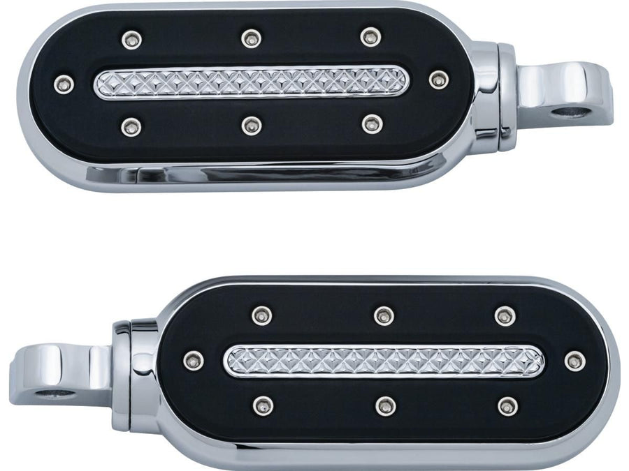 Harley Davidson Sportster [1991-2020] – Schwere Industrie Fußrasten Chrom
