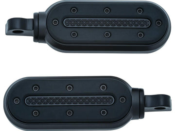 Harley Davidson Sportster [1991-2020] – Schwere Industrie Fußrasten Schwarz, Satin