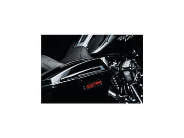 Harley Davidson Touring Note [1993-2013] -Sattelteltataschendeckel Accent Schwarz
