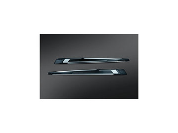 Harley Davidson Touring Note [1993-2013] -Sattelteltataschendeckel Accent Schwarz - 0