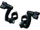 Harley Davidson-Longhorn offset footrest brackets with 1-1/4 "Magnum-1