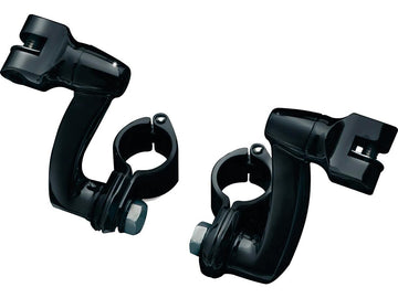 Staffe del poggiapiedi offset di Harley Davidson-Longhorn con Magnum 1-1/4 "