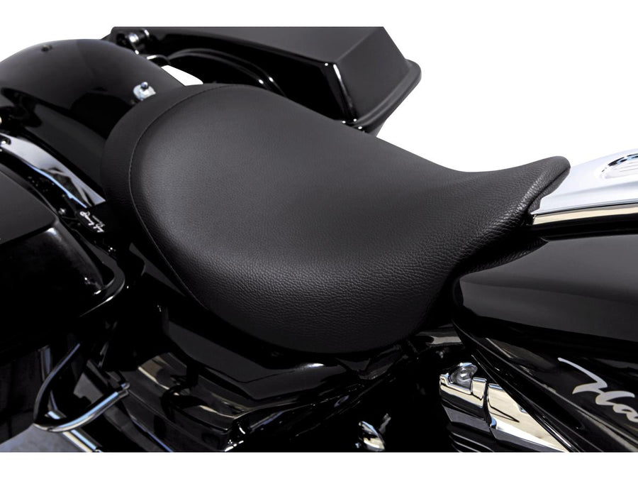 Harley Davidson Touring [2008-2025] – MINIMALIST Solo Vinyl Sitz Schwarz Vinyl