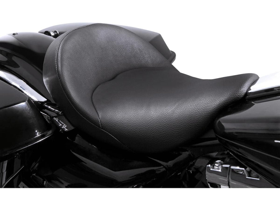 Harley Davidson Touring [2008-2025] – BIGIST Solo Vinyl Sitz Schwarz Vinyl