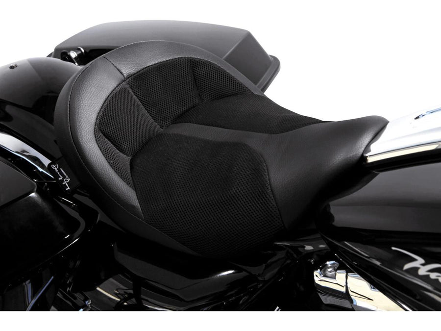 Harley Davidson Touring [2008-2025] – BIGIST Solo Air-2 Sitz Schwarz
