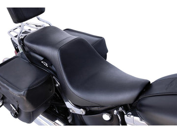 Harley Davidson Flstf [2014-2017] -lowist 2-up Vinyl Seat Black Vinyl