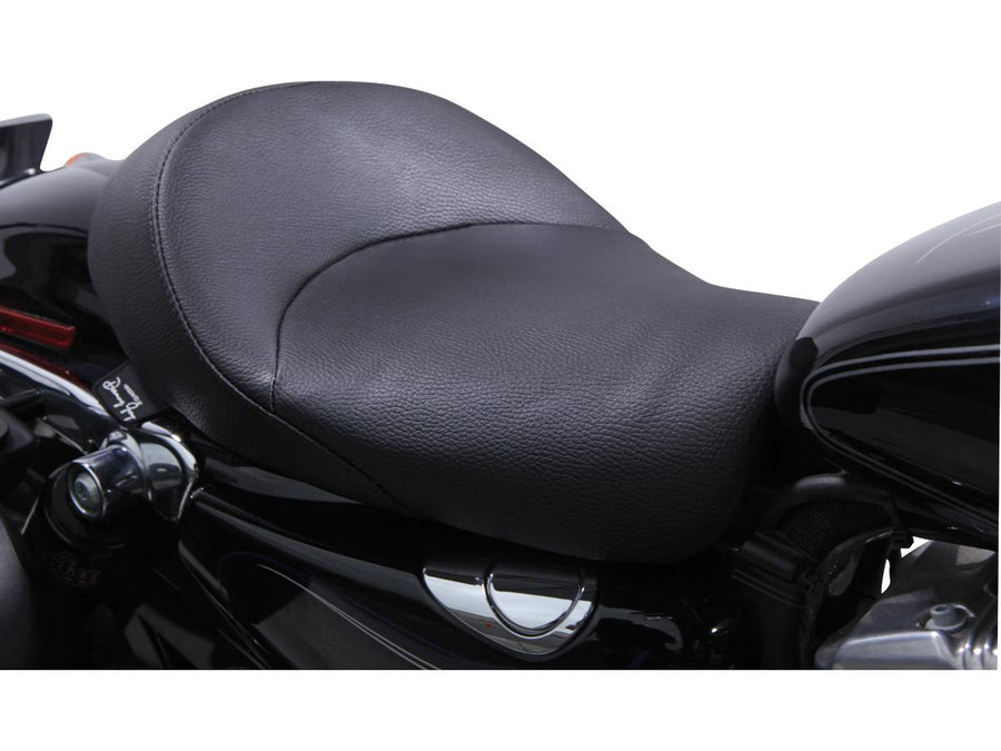Harley Davidson Sportster [2004-2020] – BIGIST Solo Vinyl Sitz Schwarz Vinyl