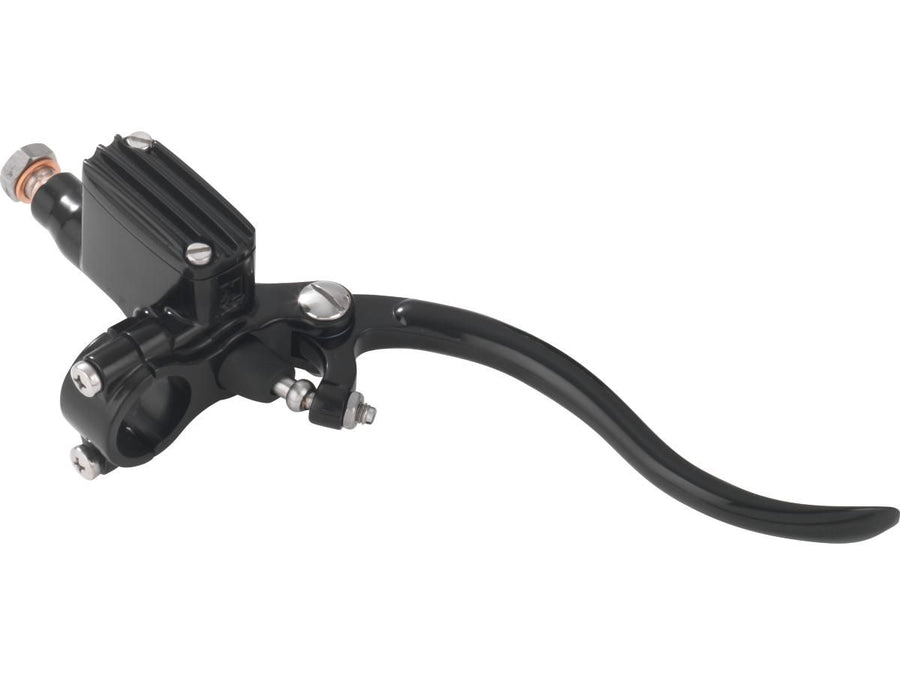 Kit cilindro freno Harley Davidson-Deluxe con leva nera e coperchio nero