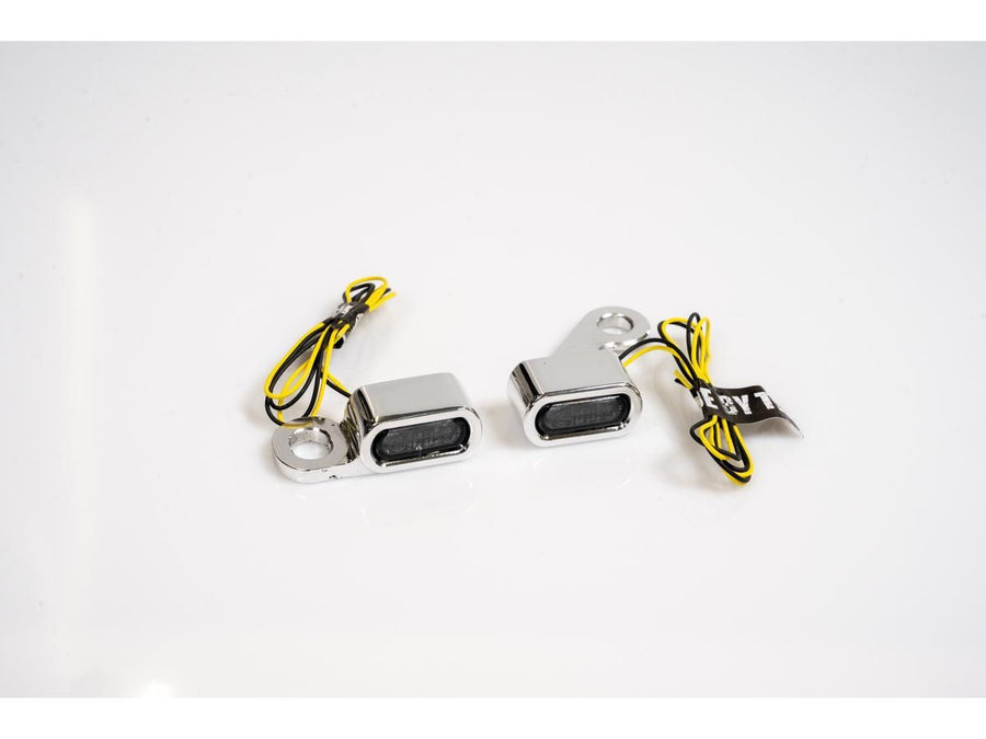 Harley Davidson Touring [2021-2024]-stripes LED turn signal aluminum polished light