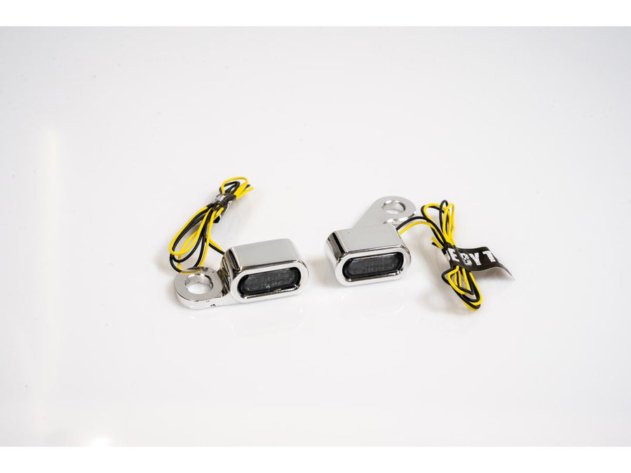 Harley Davidson Touring [2021-2024]-stripes LED turn signal aluminum polished light