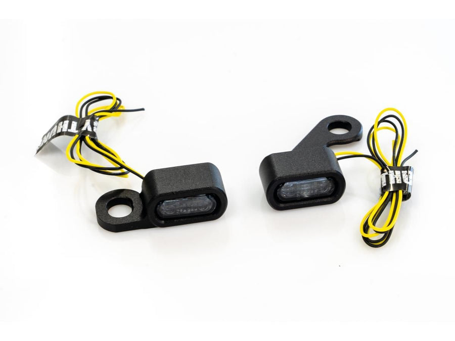Harley Davidson Touring [2021-2024] – Streifen LED Blinker Schwarz Pulverbeschichtet