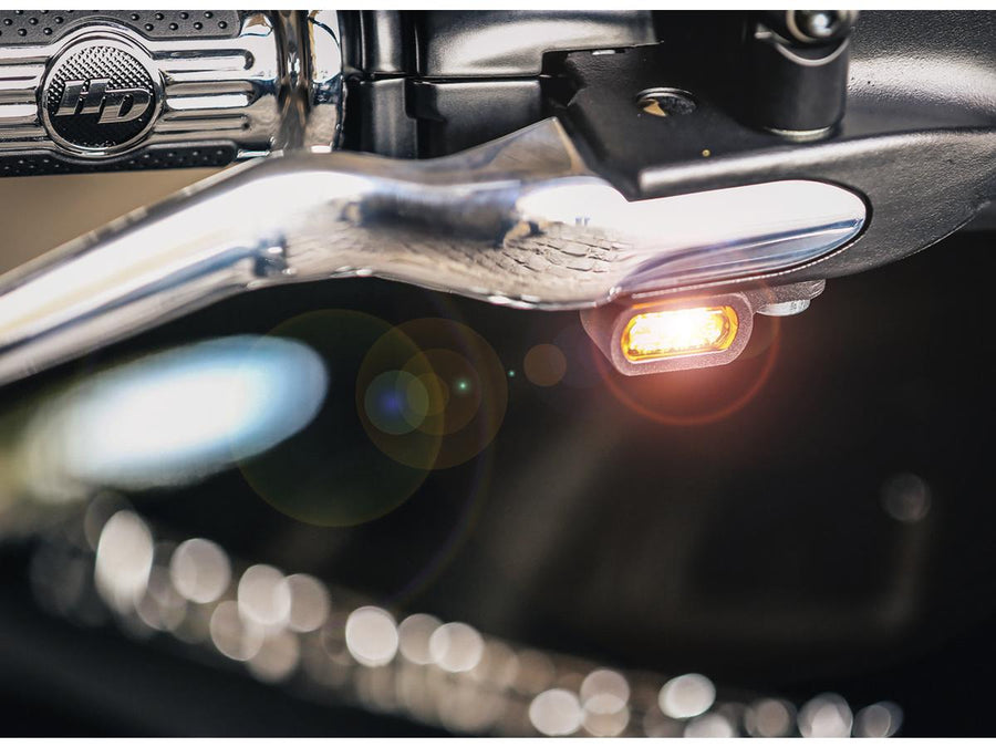 Harley Davidson Sportster [2014-2020] – Streifen LED Blinker Aluminium Poliert Licht