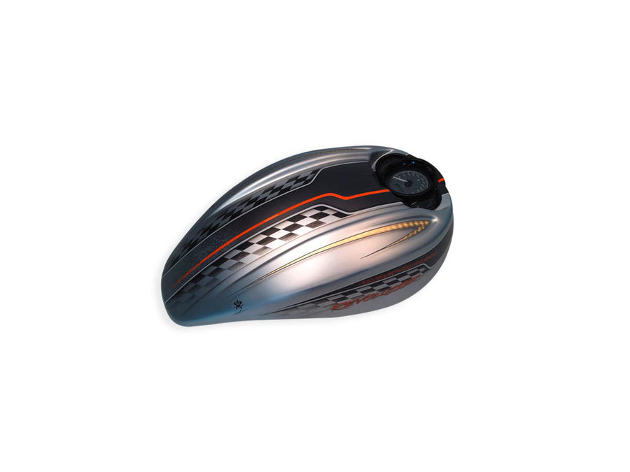 Harley Davidson V-Rod [2002-2017] -Racing Air Filter Cover Black, pronto a dipingere