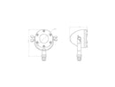 L'aluminium arrière de la lumière arrière dirigée par Harley Davidson a été clairement conduit-5