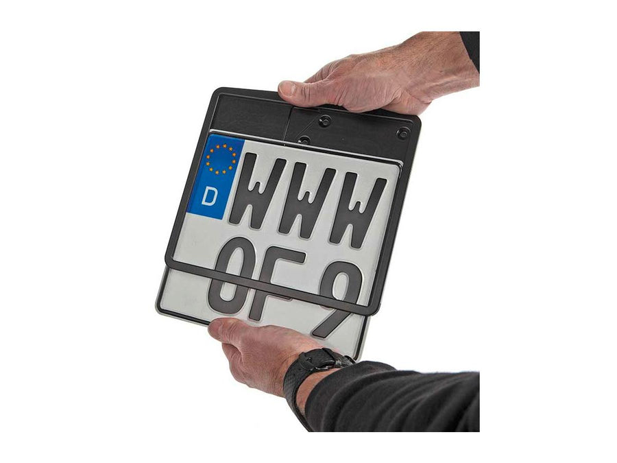 Harley Davidson – Innere Kennzeichenbasisplatte Italienische Größe 177x177mm Schwarz