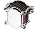 Harley Davidson Dyna [1999-2017] -EOMEGA Smooth Air Filtre Chrome-1