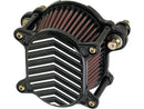 Harley Davidson Dyna [1999-2017] -Ega V-Fin Air Filter Black-1