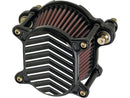 Harley Davidson Dyna [1999-2017] -Ega V-Fin Air Filter Black-3