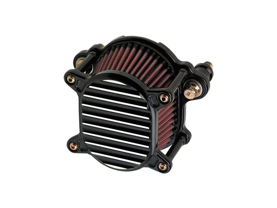 Harley Davidson Sportster [1991-2006]-Omega ribbed air filter black