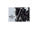 Harley Davidson Dyna [2006-2017]-curved upper fork lid chrome-2