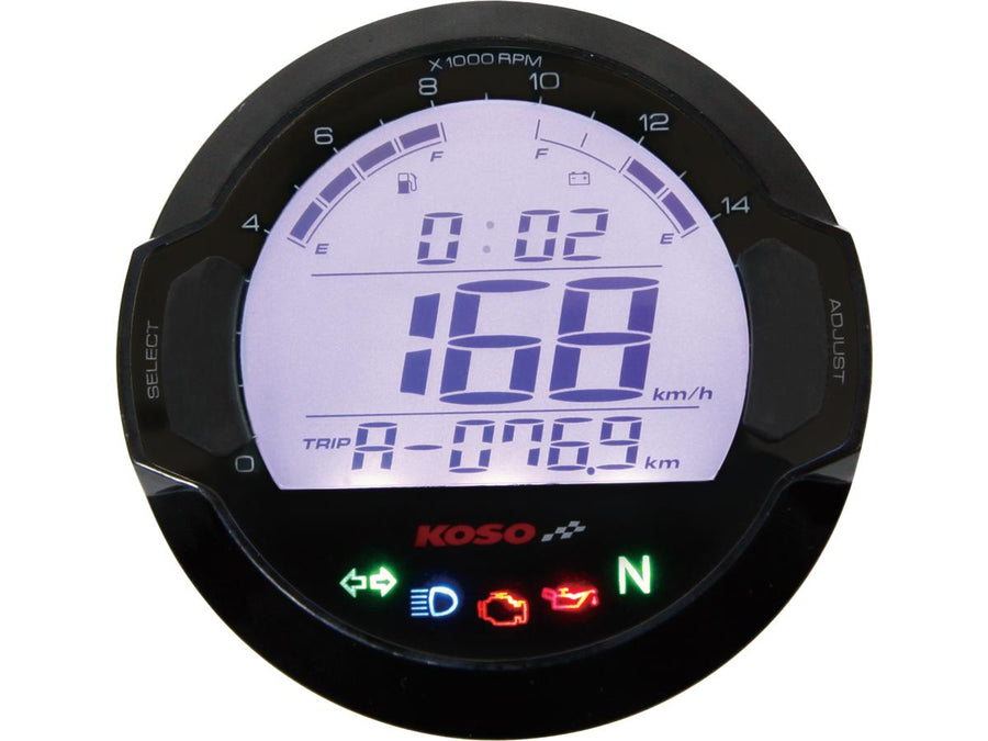 Harley Davidson Sportster [1986-2013] -D64 Tacho / Instrument Cluster Scale: 360 km / h;