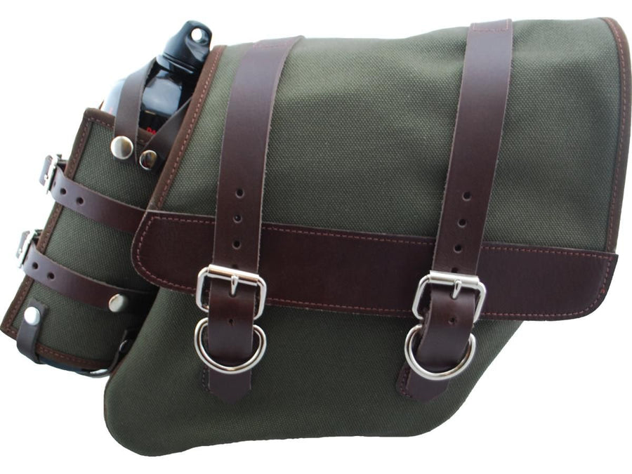 Harley Davidson Dyna [1996-2017] -Canvas Solo Side Pocket con ...