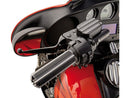 Harley Davidson FL Shovel [1981-1984] – 10-Gauge Griffe Schwarz Eloxiert 1" Gaszüge-6