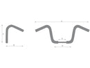 Harley Davidson Sportster [1986-2016] – 12 Bad Ape Hanger Lenker Nicht Gekerbt 3-Loch-7