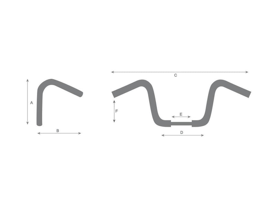 Harley Davidson Sportster [1986-2016] -12 Bad Ape Hanger Lenker non ha notato 3 buche
