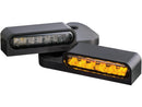 Harley Davidson Dyna [1996-2017] – OEM Handsteuerung LED Blinker Schwarz Eloxiert-1
