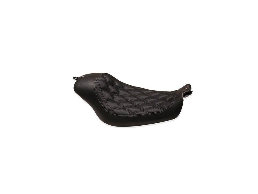 Harley Davidson Dyna [2006-2017] -Bob Job Boss Diamond Seat Vinyl noir