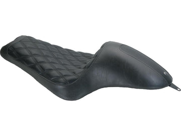 Harley Davidson Sportster [2004-2020] -Cafe Boss Diamond Seat pour Sporters Schwarz