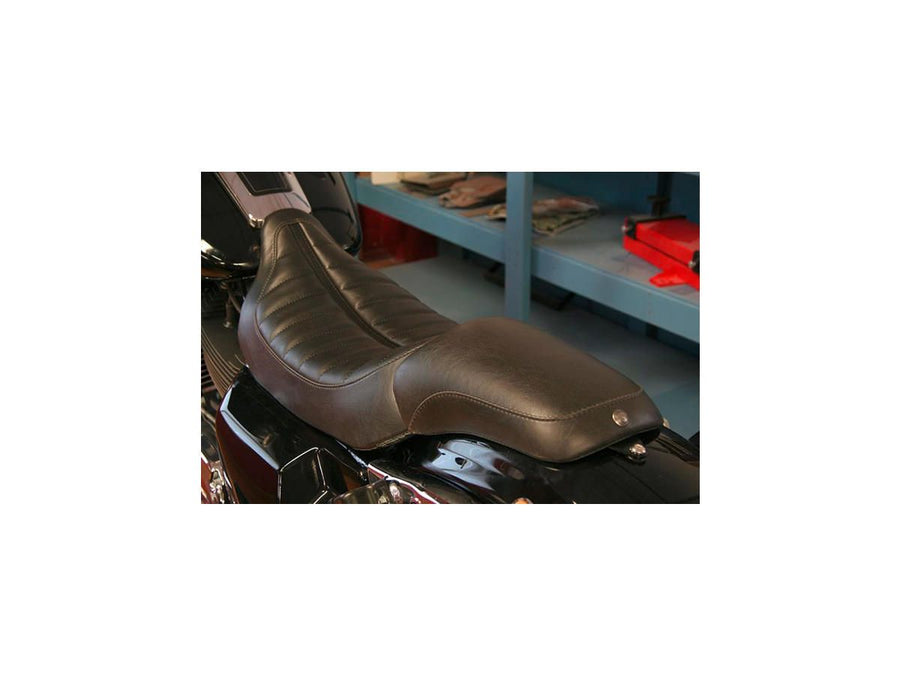 Harley Davidson Touring [2008-2025] -fl SOLOSITZ Smooth passager Socius Pads Black vinyle