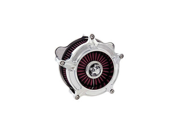 Harley Davidson Softail [2016-2017]-Turbine air filter kit chrome
