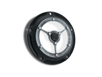 Harley Davidson Dyna [1999-2017]-Clarity Derby Cover Black Ops a 5 buche