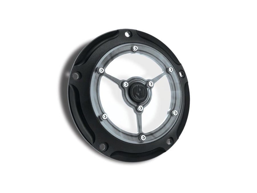 Harley Davidson Dyna [1999-2017]-Clarity Derby Cover Black Ops a 5 buche